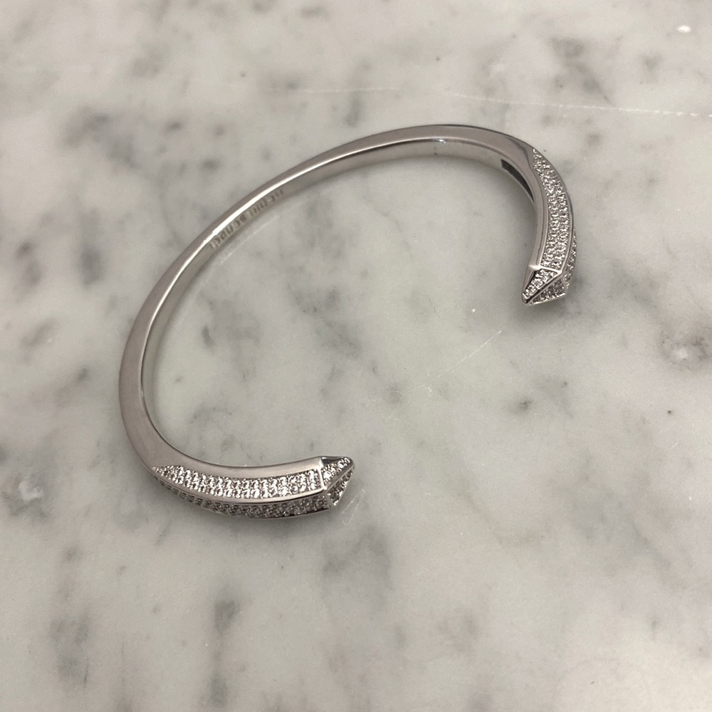 Henri bendel silver diamond bracelet